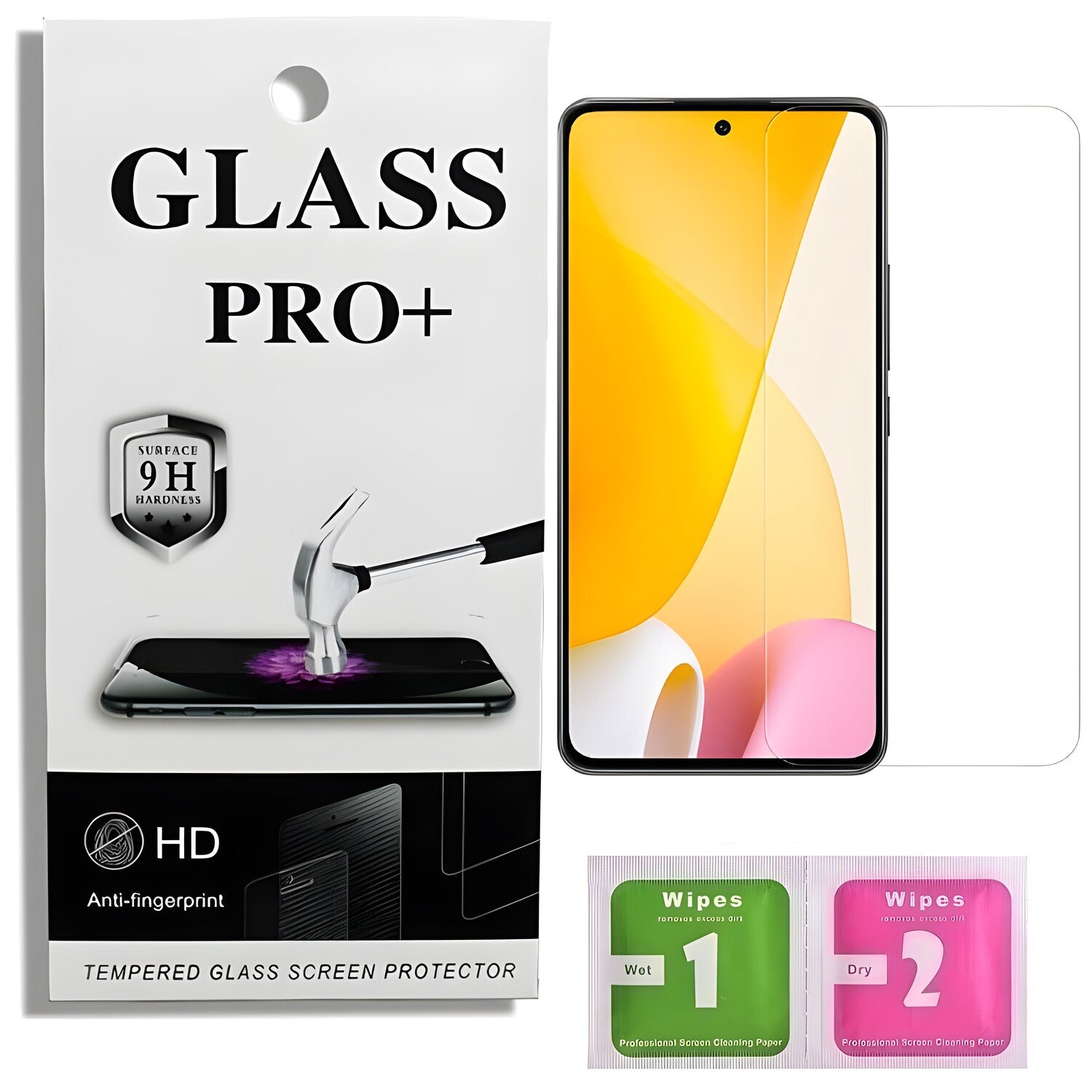 Prémično zaštitno staklo 9D Izmael za Xiaomi 12X/12 - Prozirna KP33621