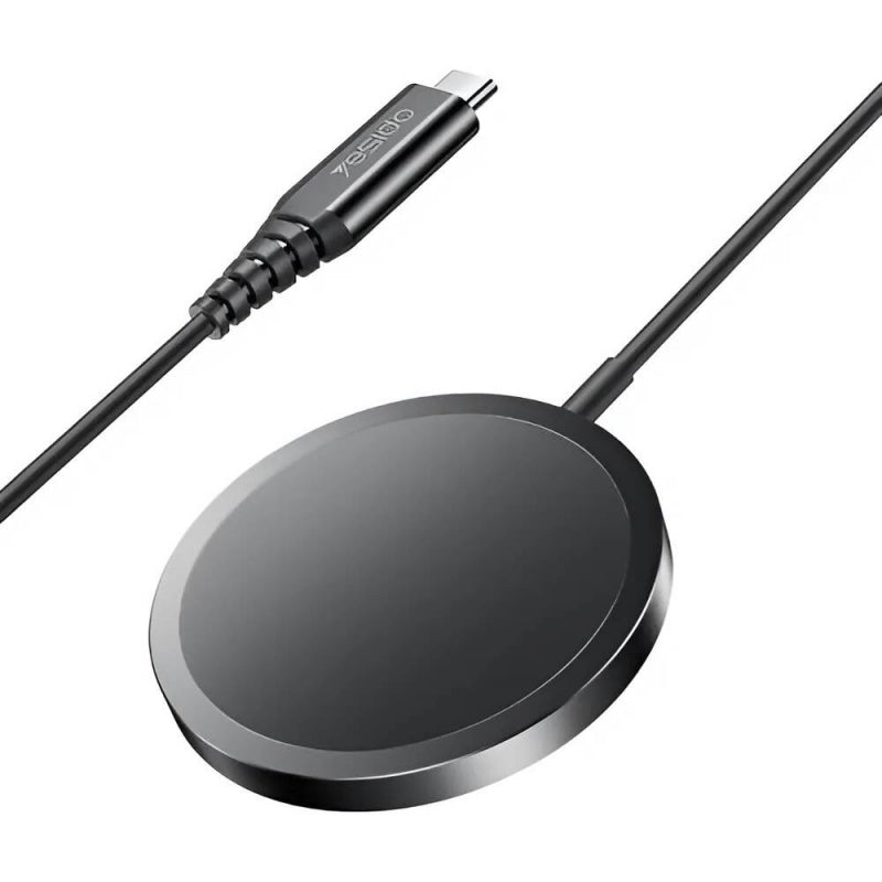 Bežični MagSafe punjač Yesido DS21 15W 1.67A crni