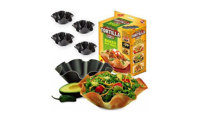 Tortilla Set, štiridelni set za pripravo tortilj, oglejte si video