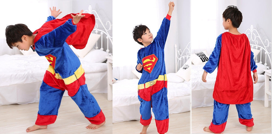 Dječji plišani kombinezon sa likom super junaka po izboru - Superman, Spiderman