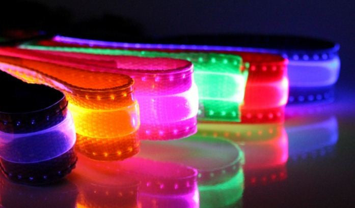 LED svetleča ovratnica za pse v izbrani velikosti